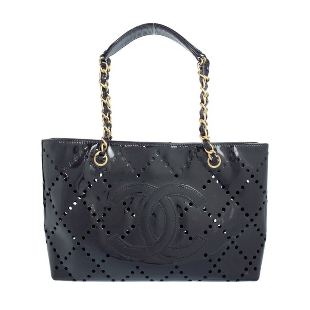 Chanel Punching Chain Tote Bag